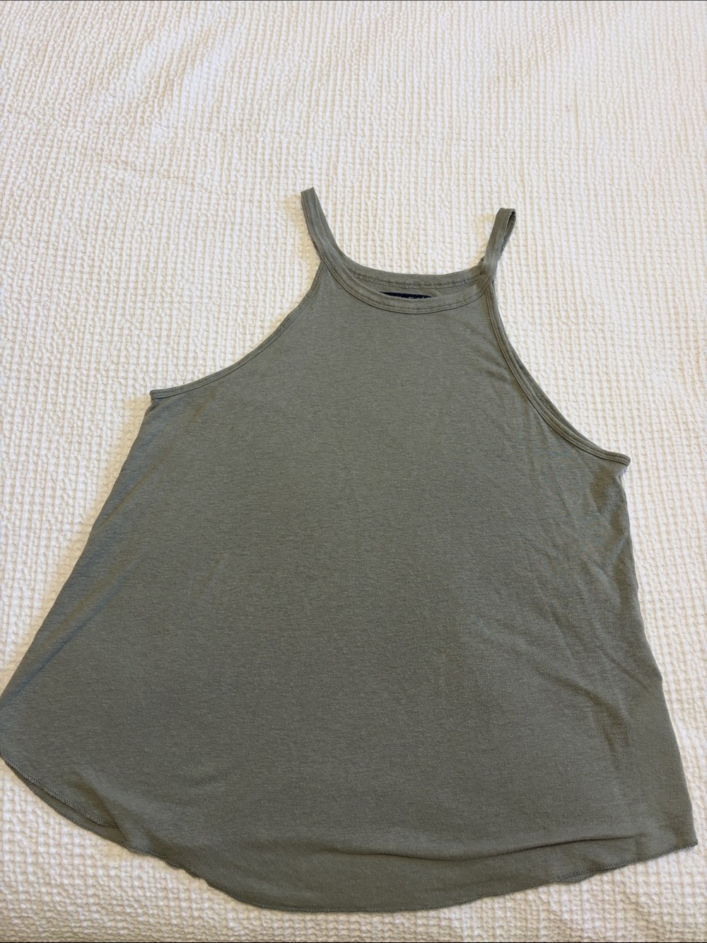 Abercrombie and fitch sage green tank top size medium